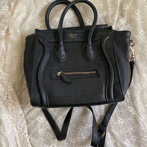 Celine non authentic purse/bag; black